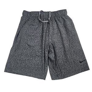 Nike Yoga Shorts Mens Small Gray Dri Fit Drawstring Active Elastic Waist